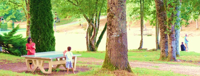 Table de ping-pong Camping le Garoustel